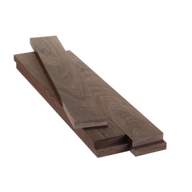1 in. x 4 in. x 2 ft. S4S Select Walnut Board (Actual Size: 3/4 in. x 3-1/2 in. x 24 in.) (5-Piece/Case)