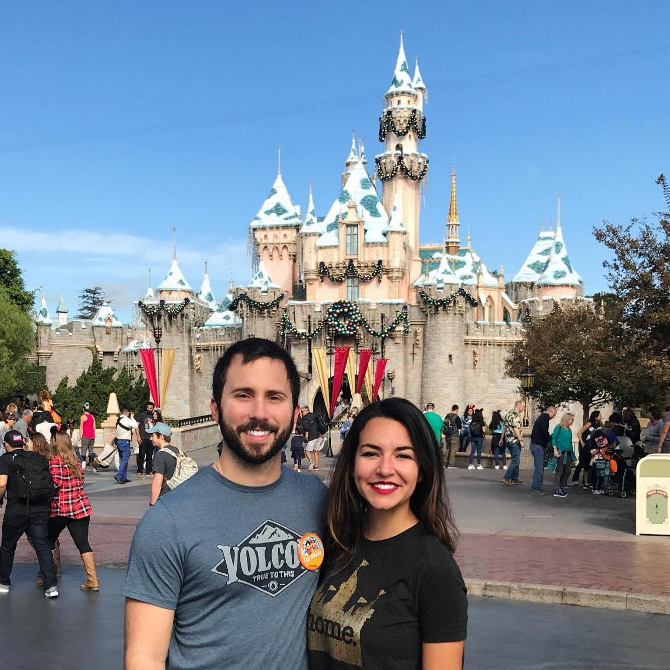 First Disneyland Castle Pic!