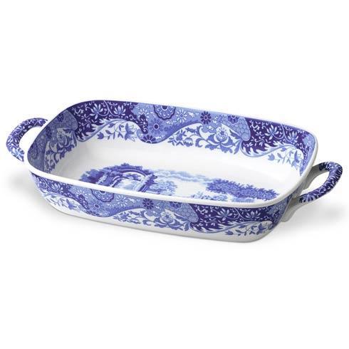 Sale: Spode ~ Blue Italian ~ Handled Serving Dish, Price $51.99 in Beaumont, TX from For Heaven's Sake
