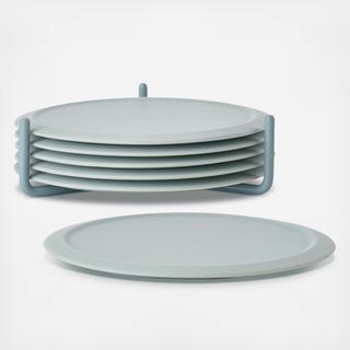 Singles Coaster with Holder, Set of 6