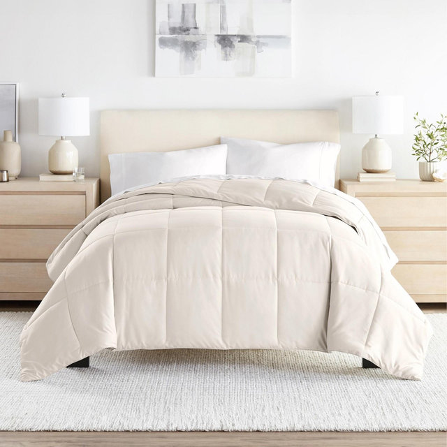 All Season Comforter Down Alternative Filling - Becky Cameron, Ivory, Full/Queen