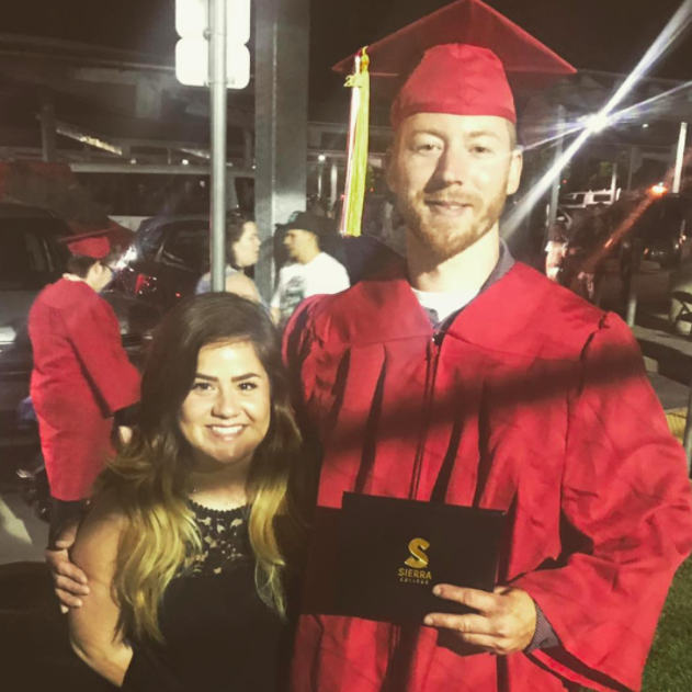 John graduated with honors with a Welding Technology degree - 2018
