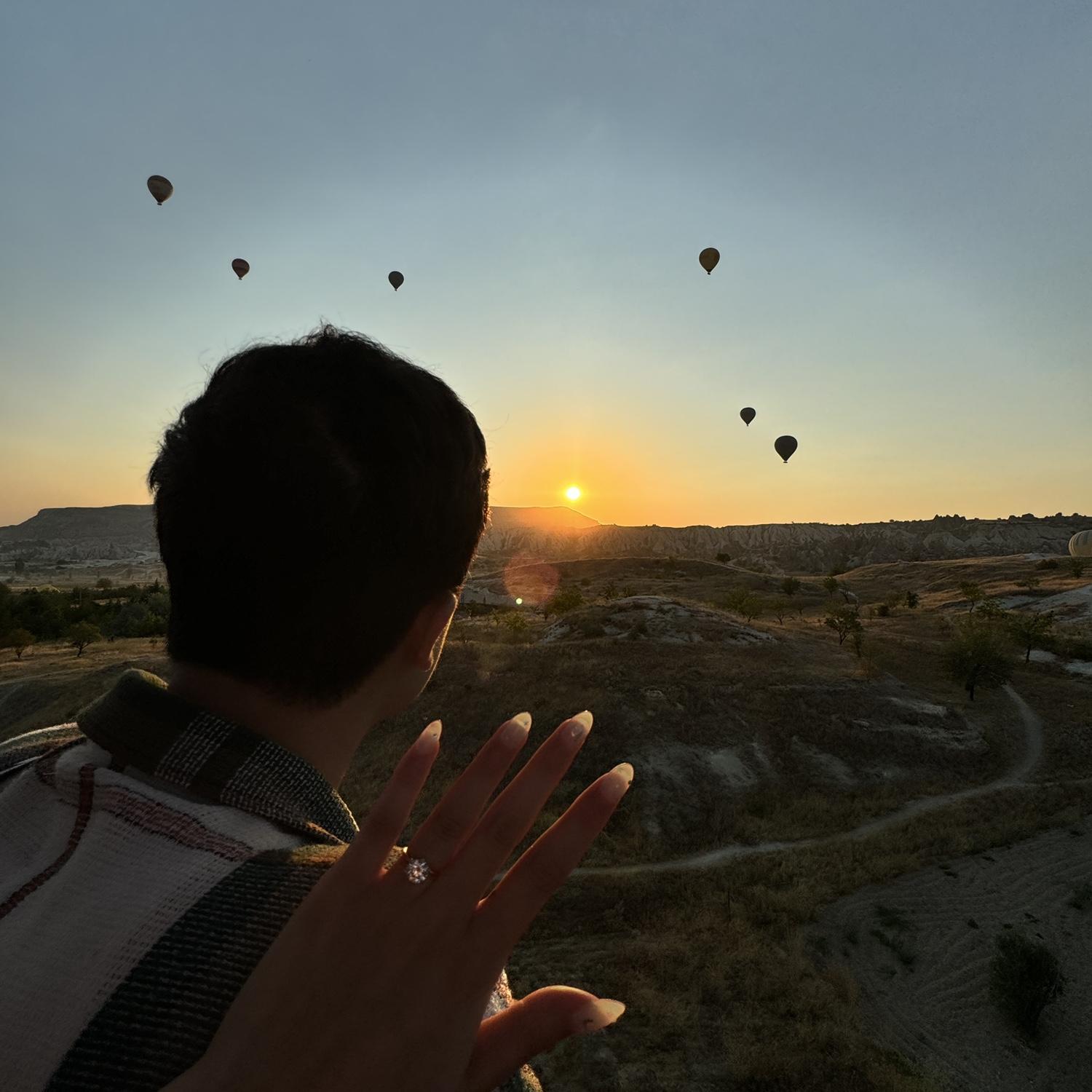 Ryan proposed in Cappadocia, Turkey