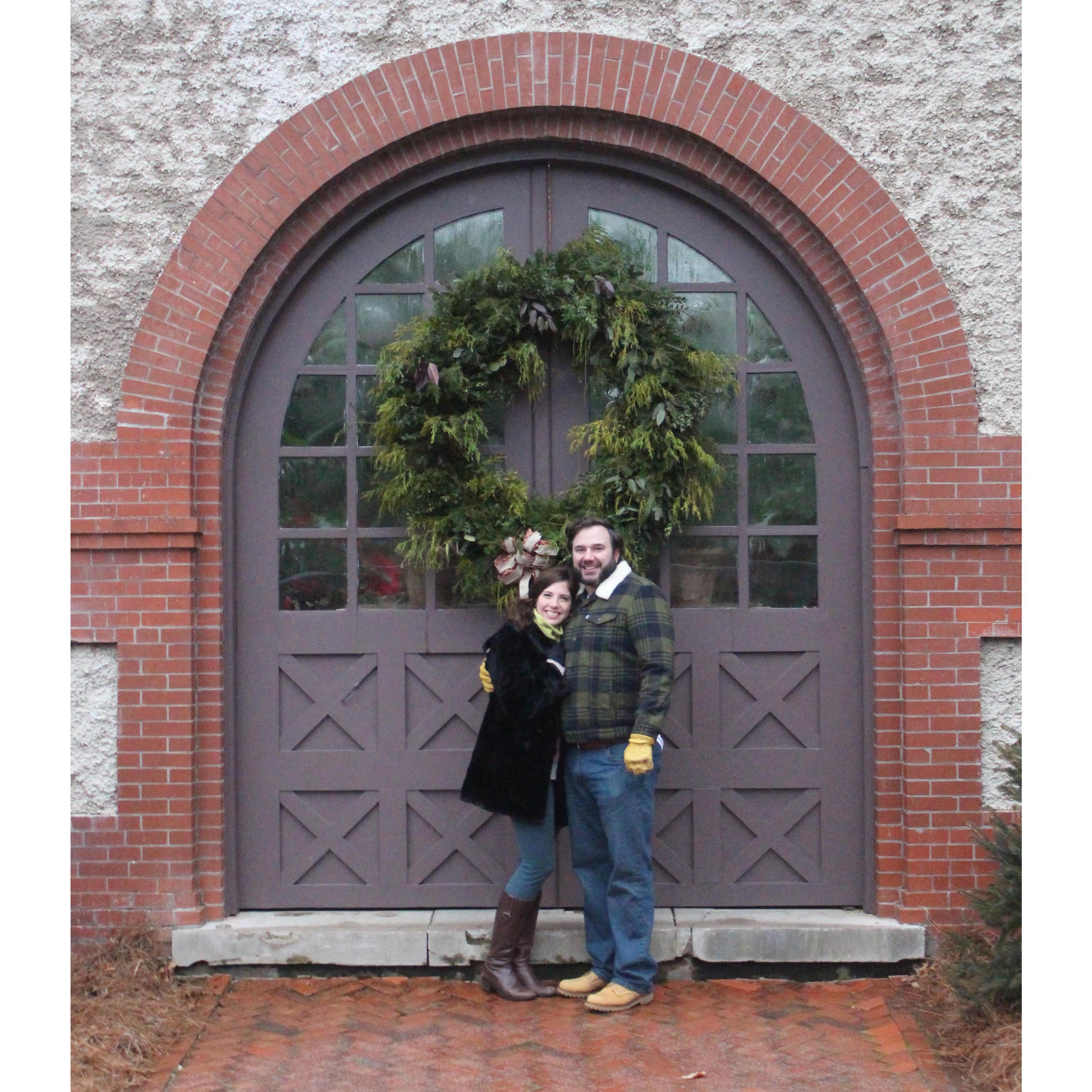 One of our favorite places to visit is Asheville! This was taken at the Biltmore on New Year's Eve 2016.