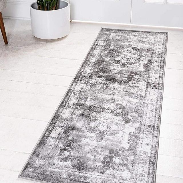Unique Loom Sofia Traditional Area Rug, 2' 0 x 9' 10, Gray