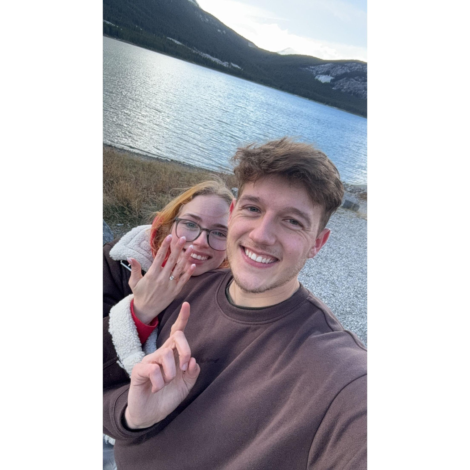 we got engaged