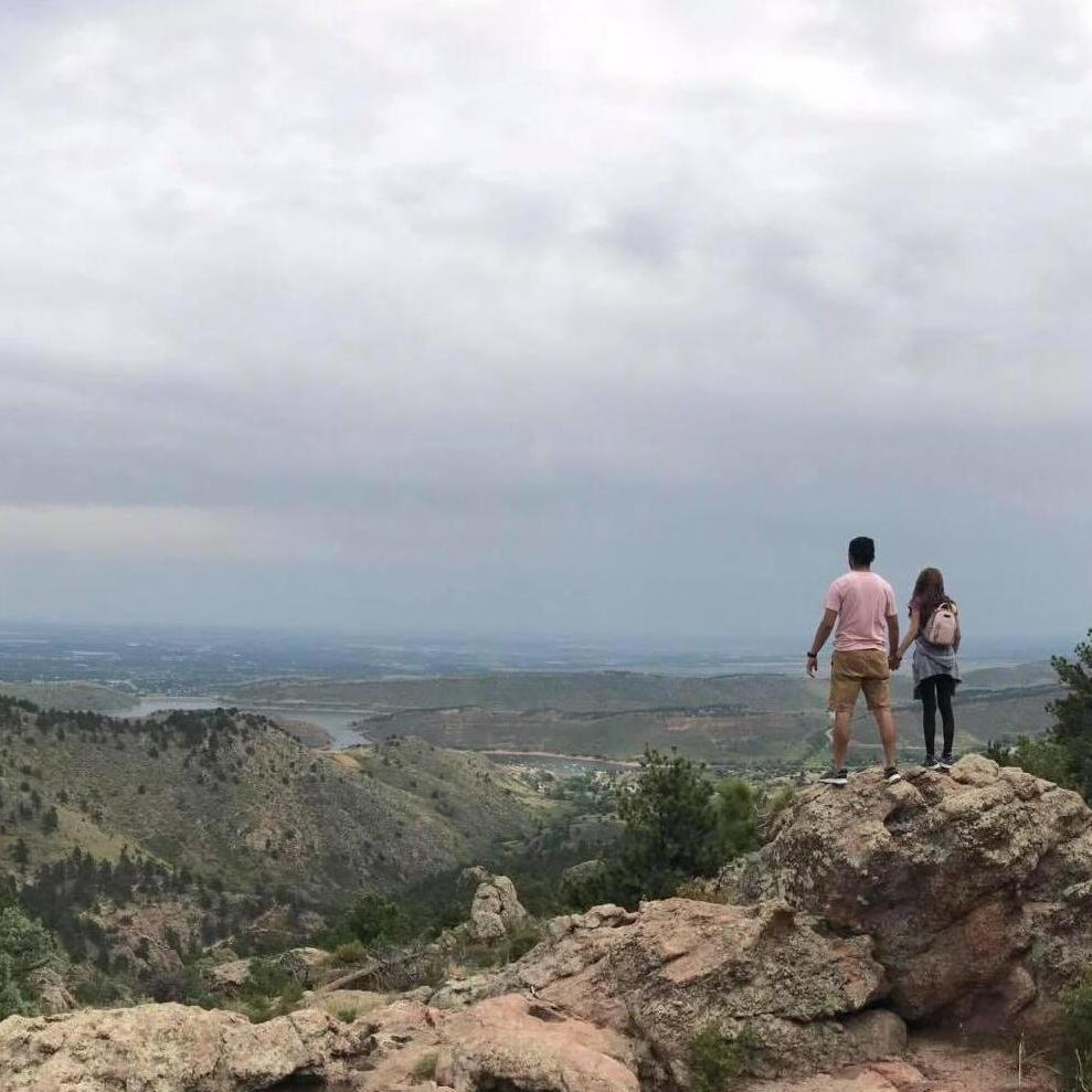 Denver, one of our first big trips together.
Denver fue nuestro primer viaje juntos.