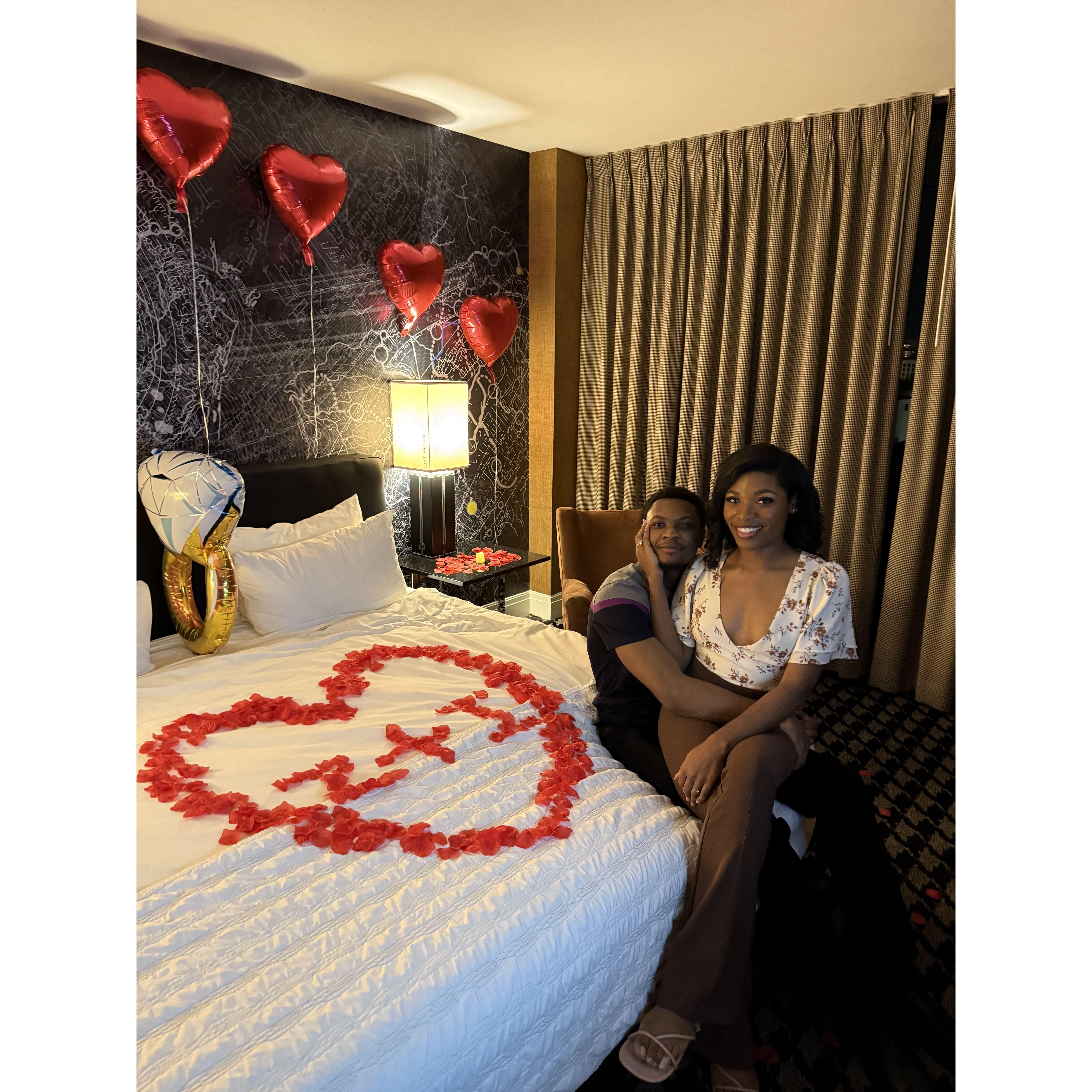 5th year anniversary/engagement day