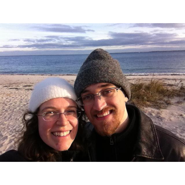 Nov 2012 - Zack and Jess went to Woods Hole on Cape Cod before she went with him to meet his family in Texas for the first time