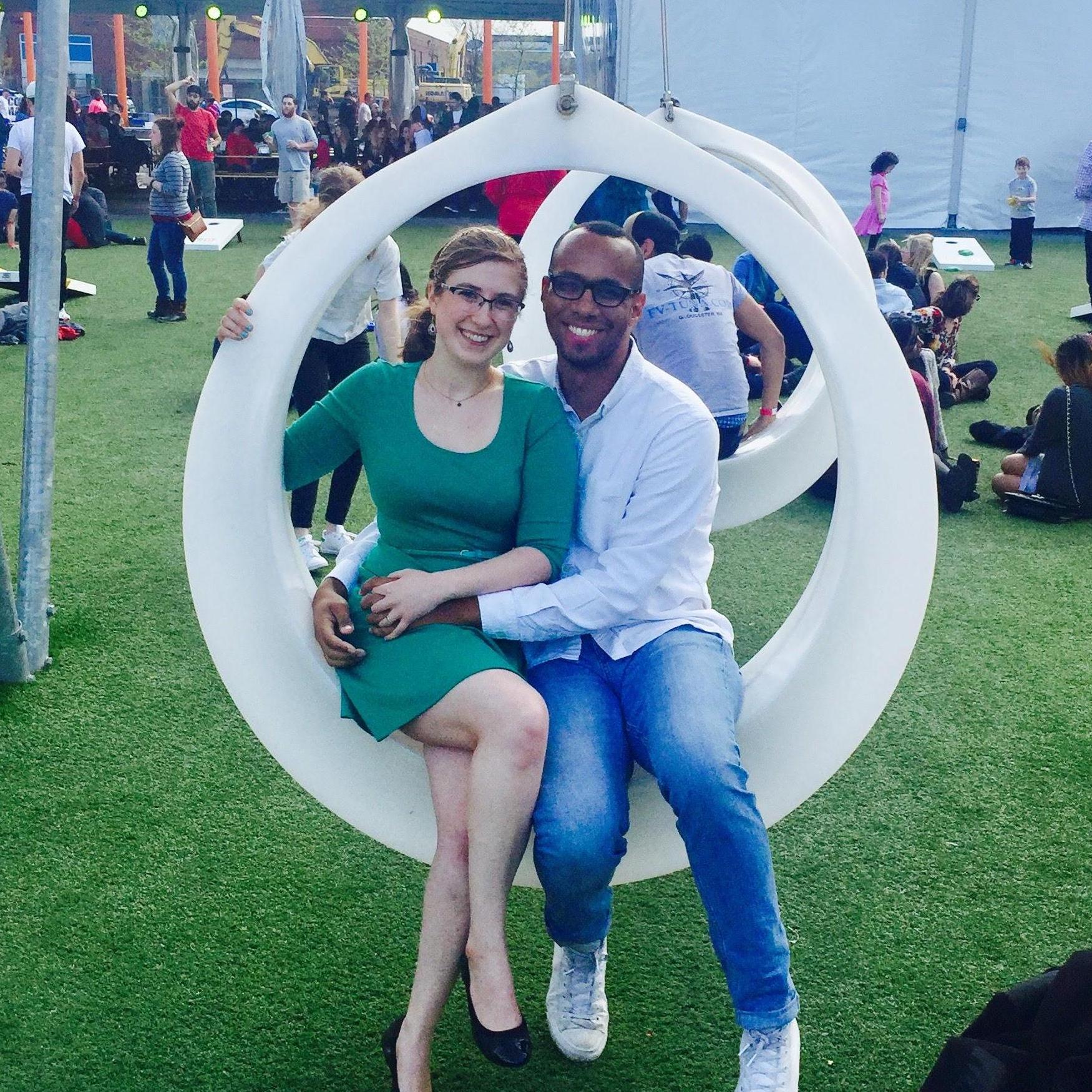 We took our first big vacation together to Boston in 2017! Turns out, we make great travel partners, because we both like swings, ice cream, Breaking Bad, and finding new restaurants.