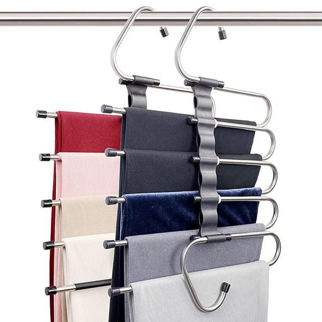 Niclogi Tank Tops Hanger Bra Hangers 2 Pack Space Saving Hanger Metal  Folding Closet Organizer for Tank Tops, Cami, Bras, Bathing Suits, Belts,  Ties : : Home