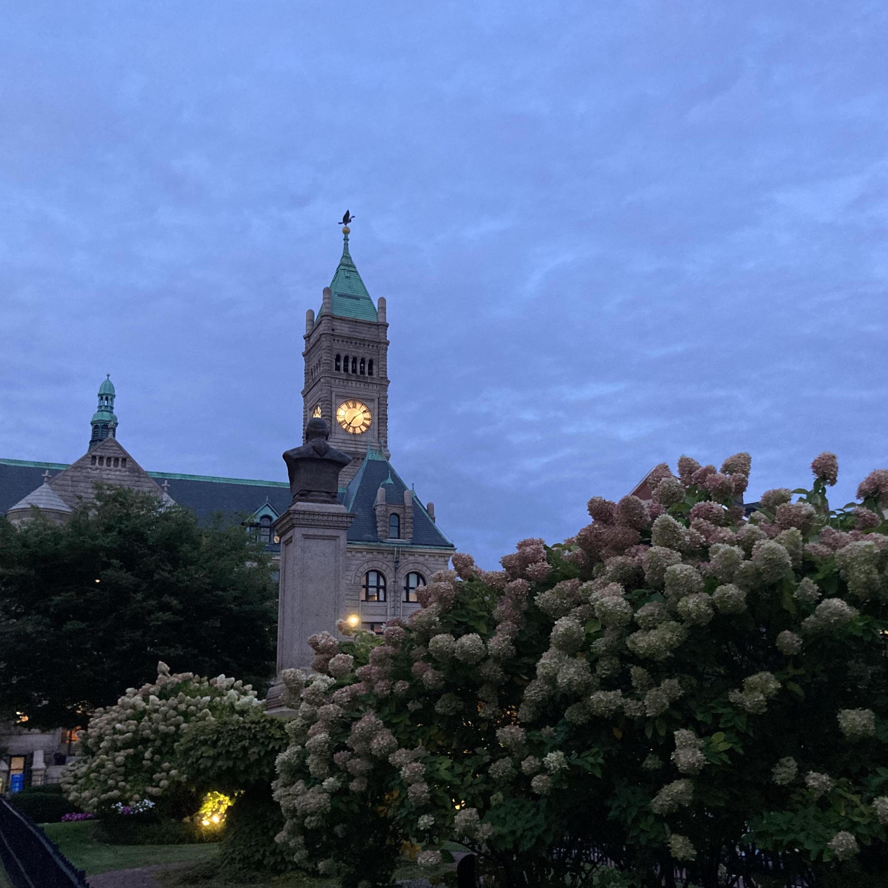 A night stroll in downtown Lowell