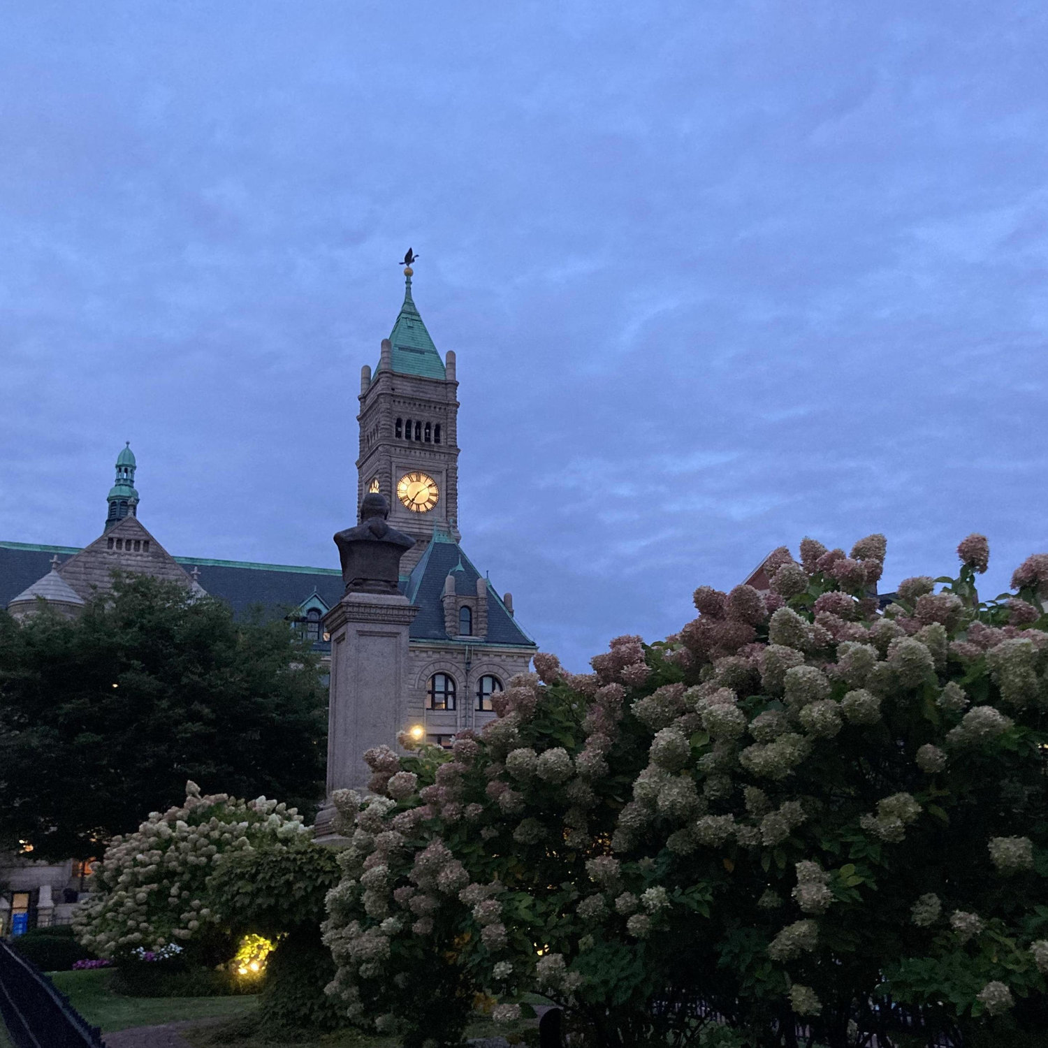 A night stroll in downtown Lowell
