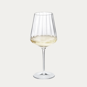 Bernadotte white wine glasses, 6 pcs, in lead-free crystal