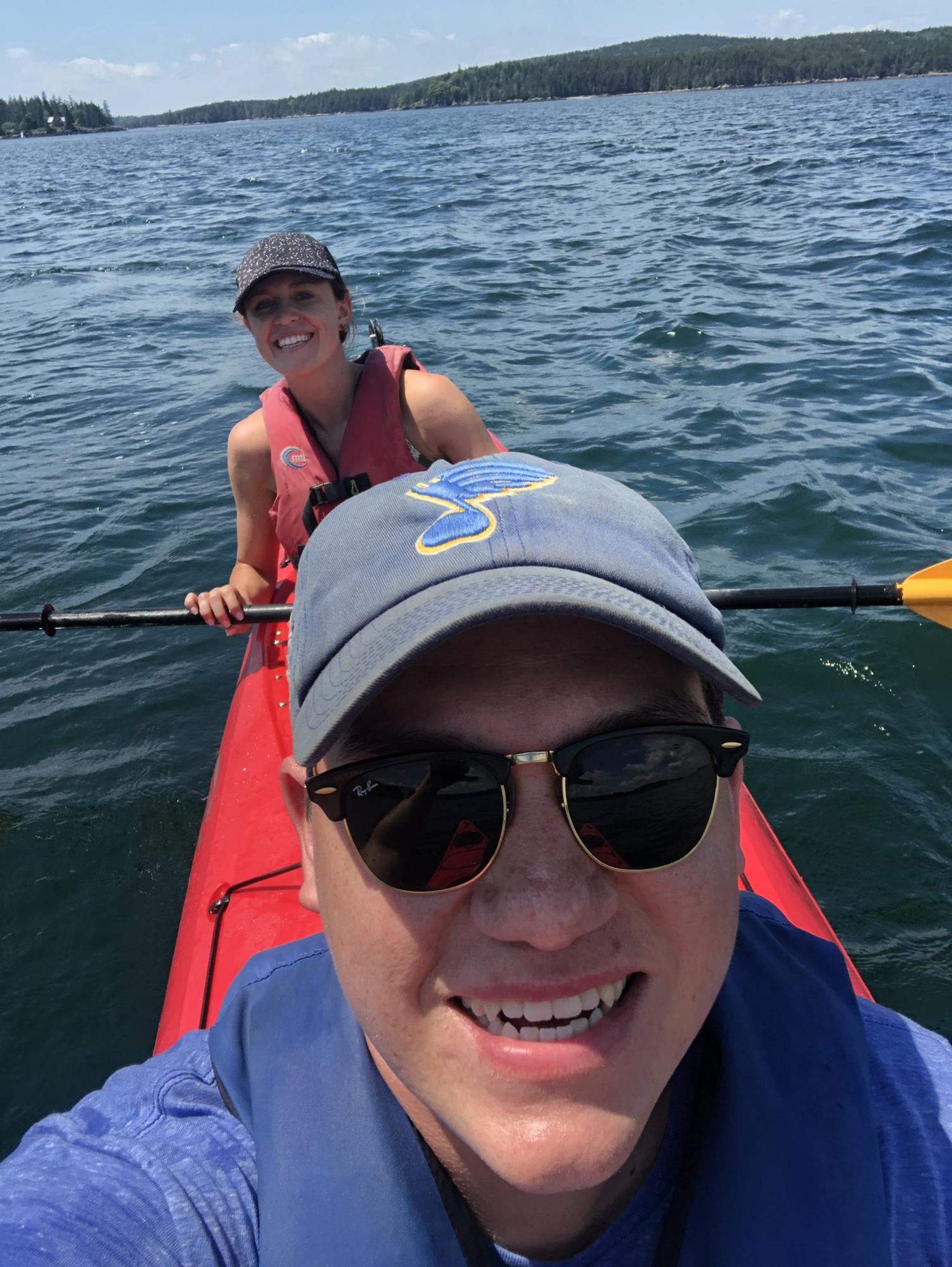 Kayaking with seals!