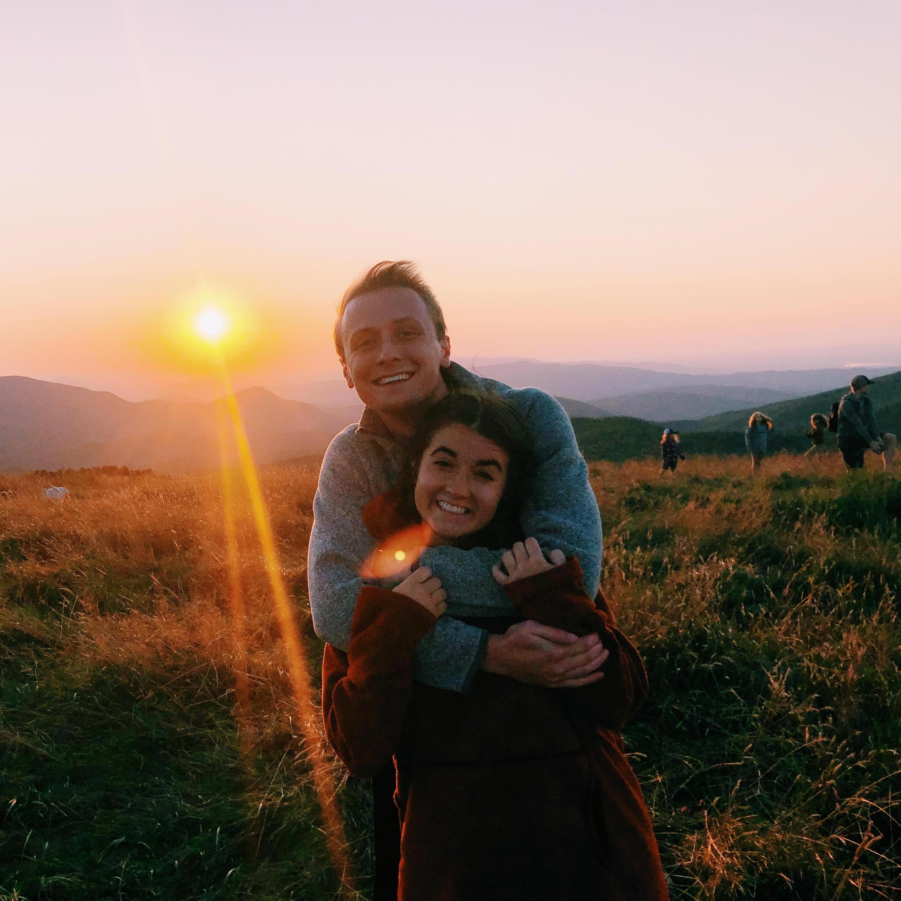 Camping on Max Patch mountain!