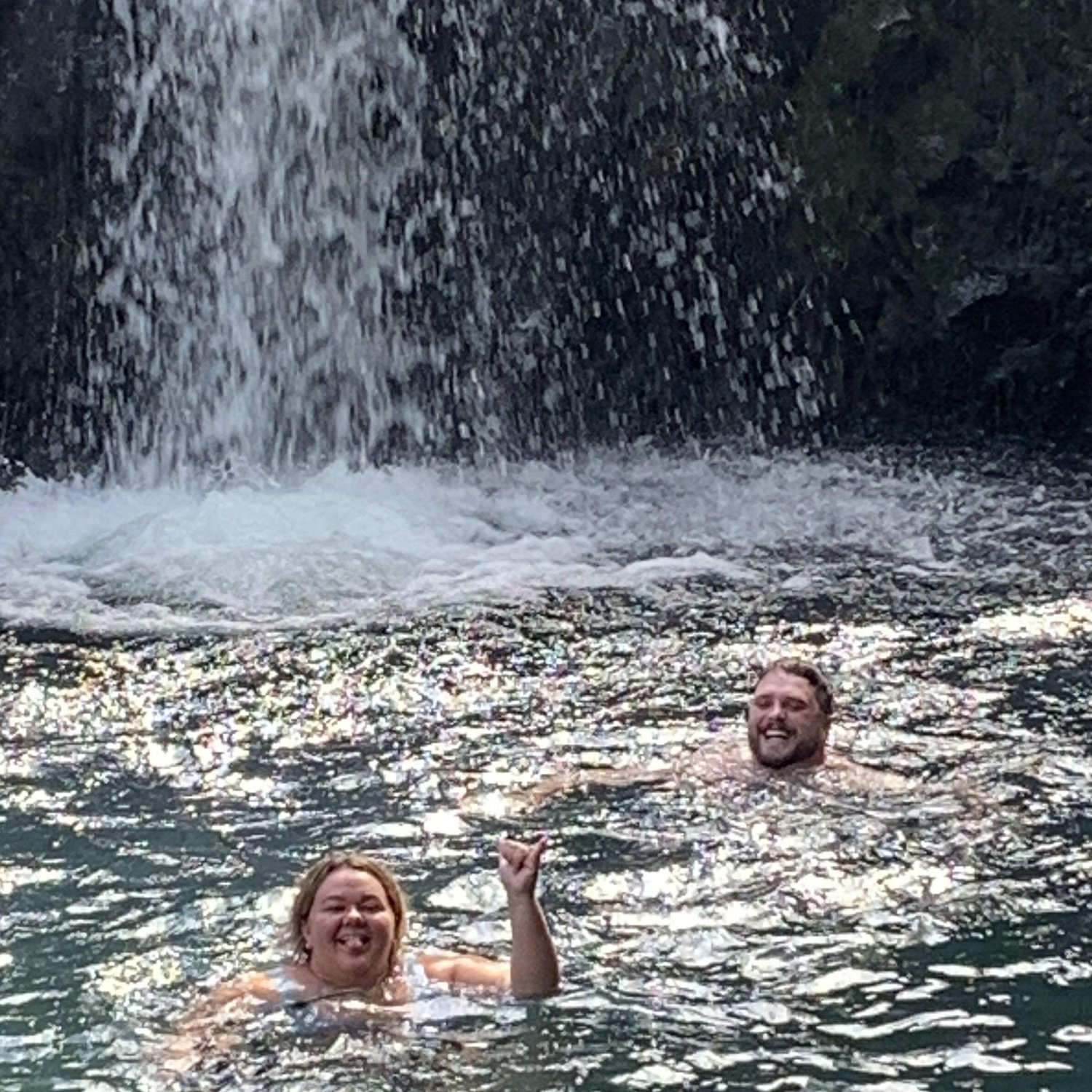 Chasing waterfalls in Maui.