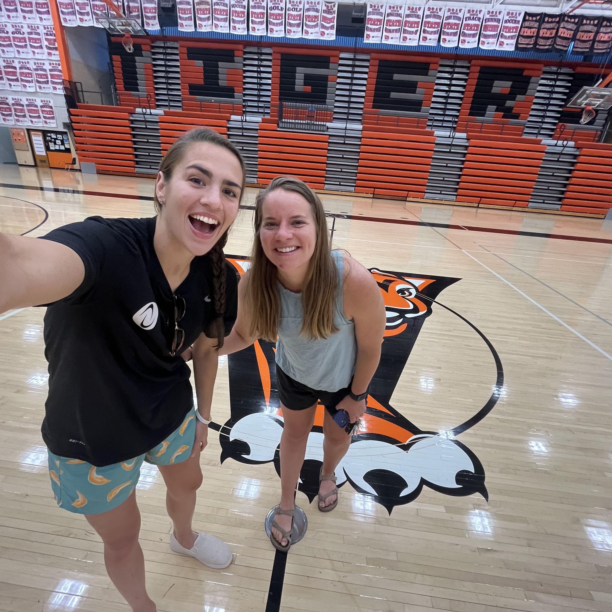 Mission Break into Lucy's HS gym = SUCCESS