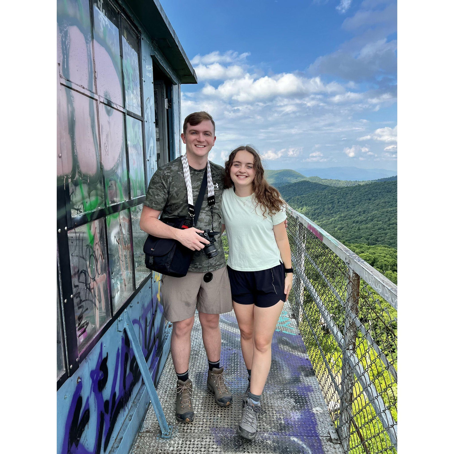 Lookout Tower hike in Asheville, NC