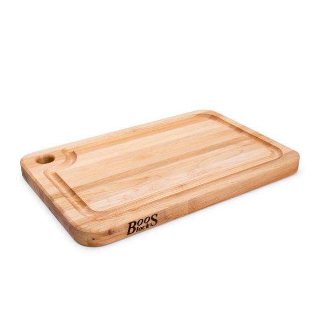 John Boos Natural Maple 18-Inch x 12-Inch Cutting Board