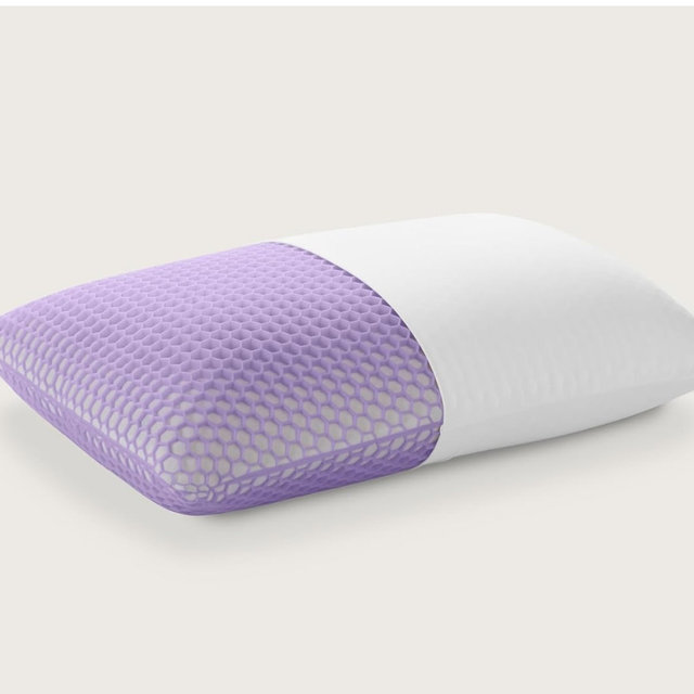 Purple Harmony Pillow - Low Loft, Standard Size