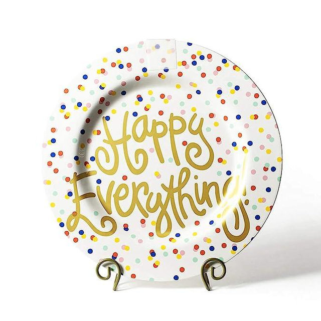 Happy Dot Big Round Platter