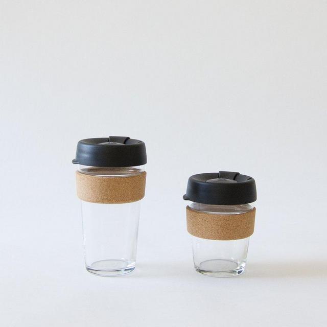 Reusable Glass Coffee Cup