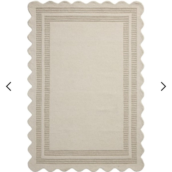 Chris Loves Julia x Loloi-Scottie- Area Rug SCO-01-Ivory, Grey