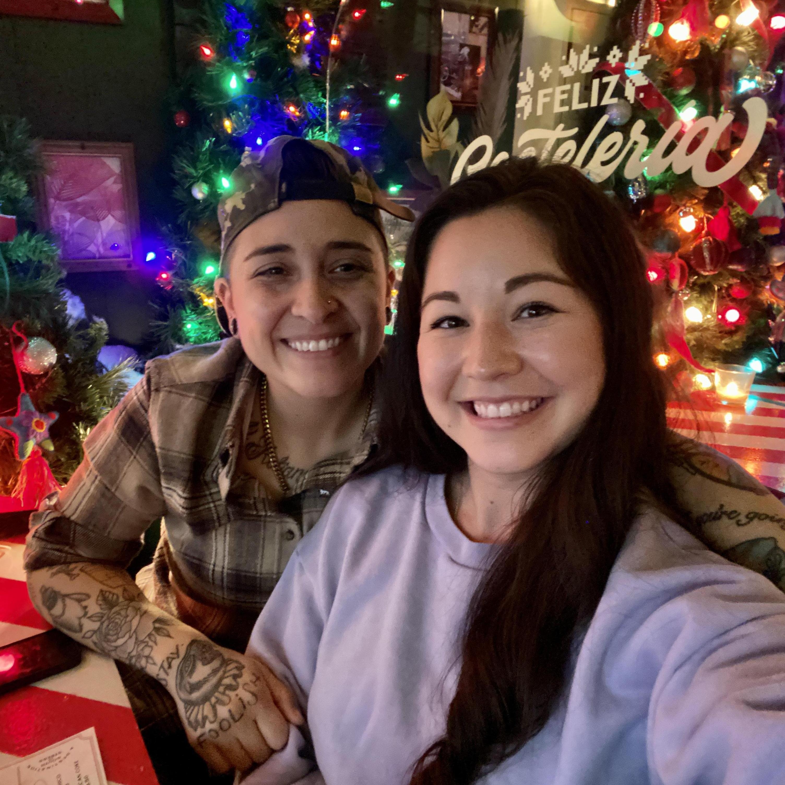 a kitschy Christmas bar, NY