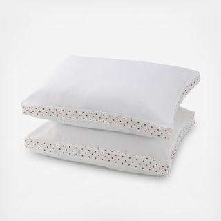 Stars Garnetted Pillow, Set of 2