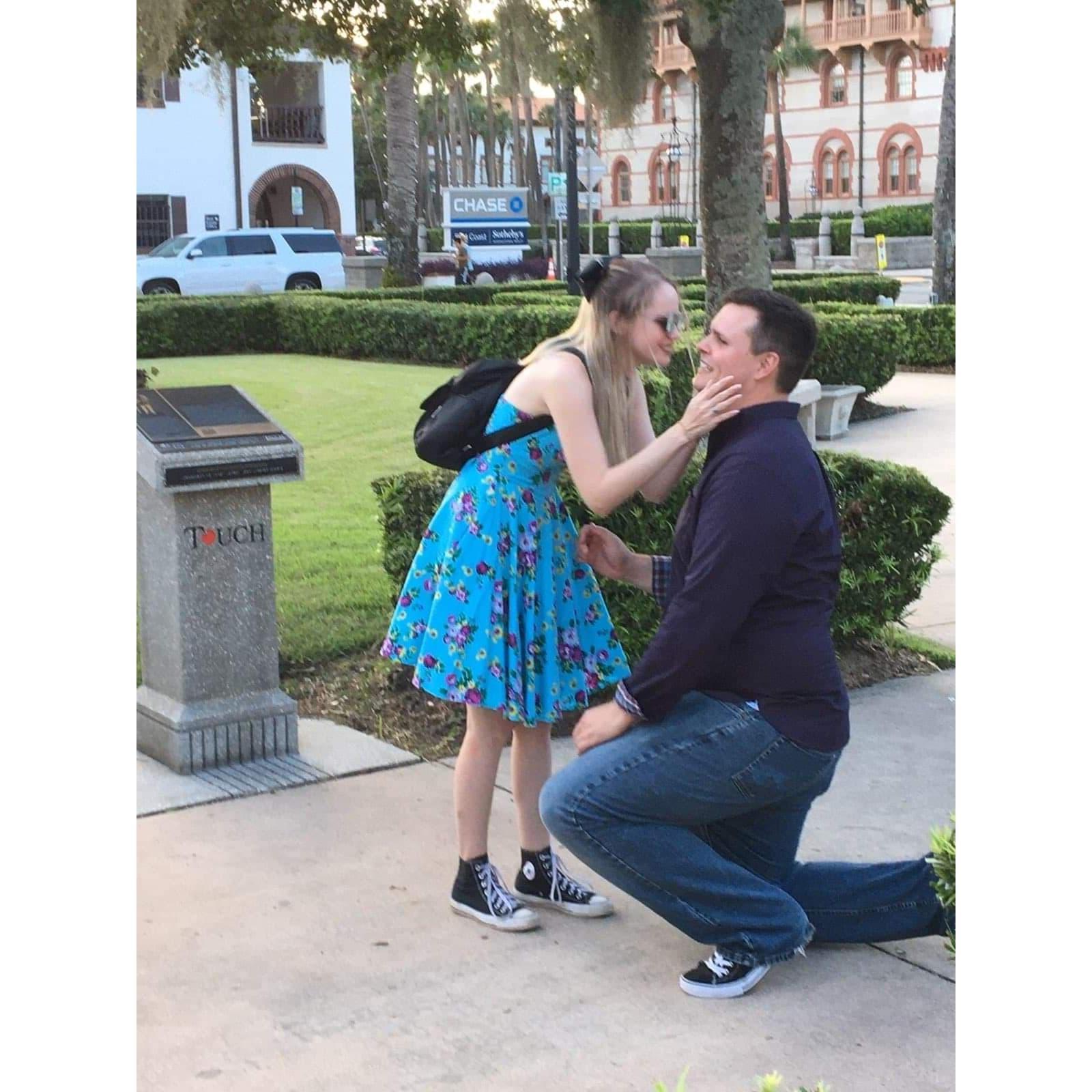And obviously I said YES!