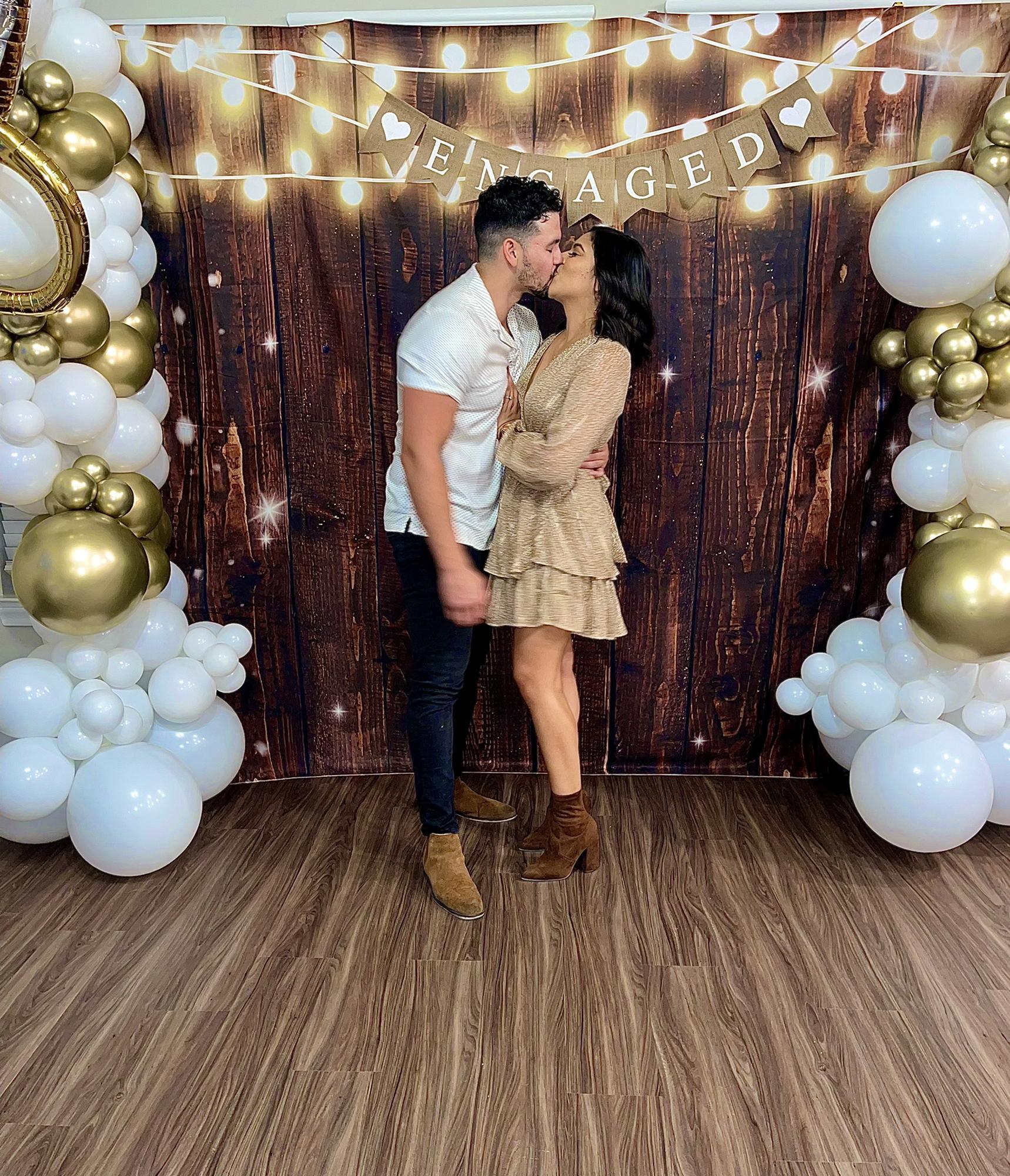 A quick photo from our engagement party.