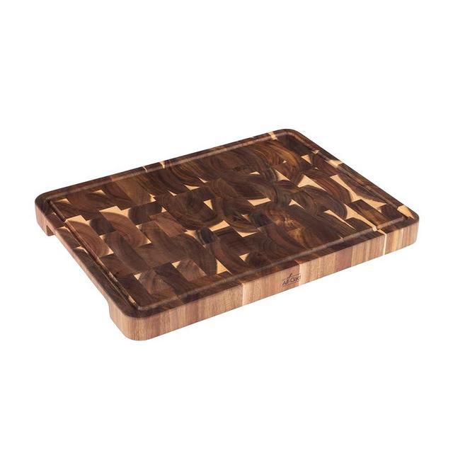 All-Clad Kitchen Essentials Acacia Cutting Board w/Juice Groove 19x14 Inches, 1" Thick, Chopping Board for Meat, Cheese, Vegetables, Fruit, Serving Board for Kitchen & Dining Room, Charcuterie, Brown