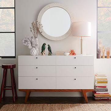 Modern 6-Drawer Dresser