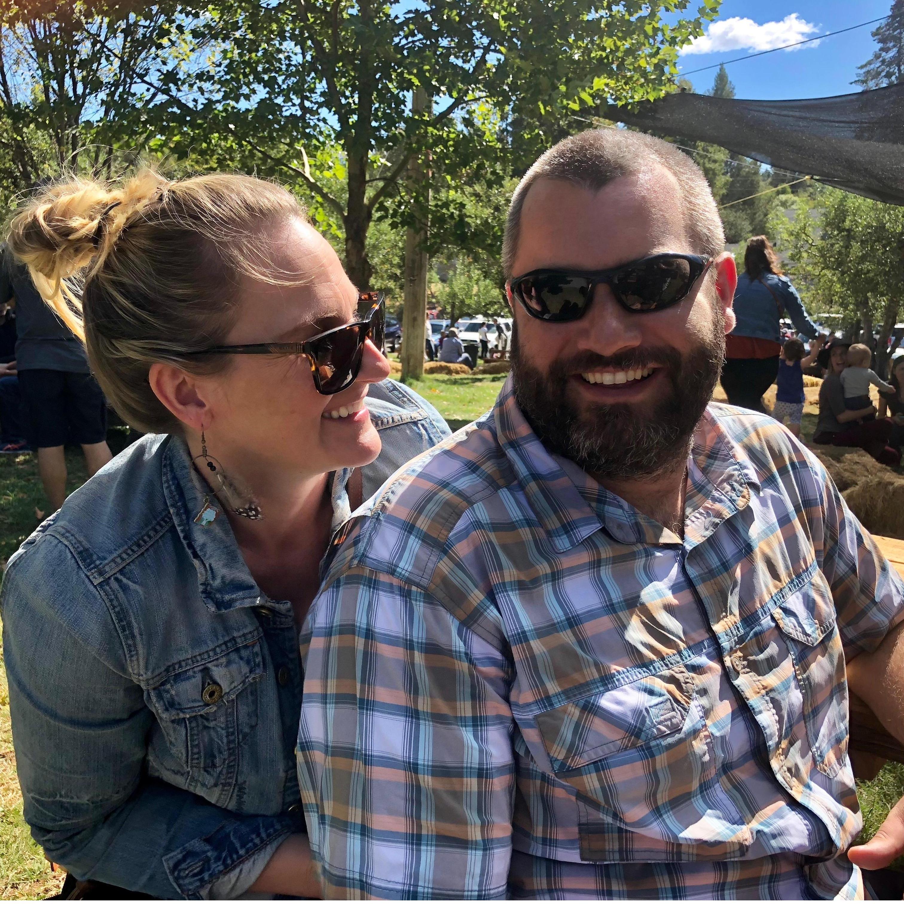Apple Hill weekend with Pete's sister and family... Britt got a 5-Star rating on her Yelp review!