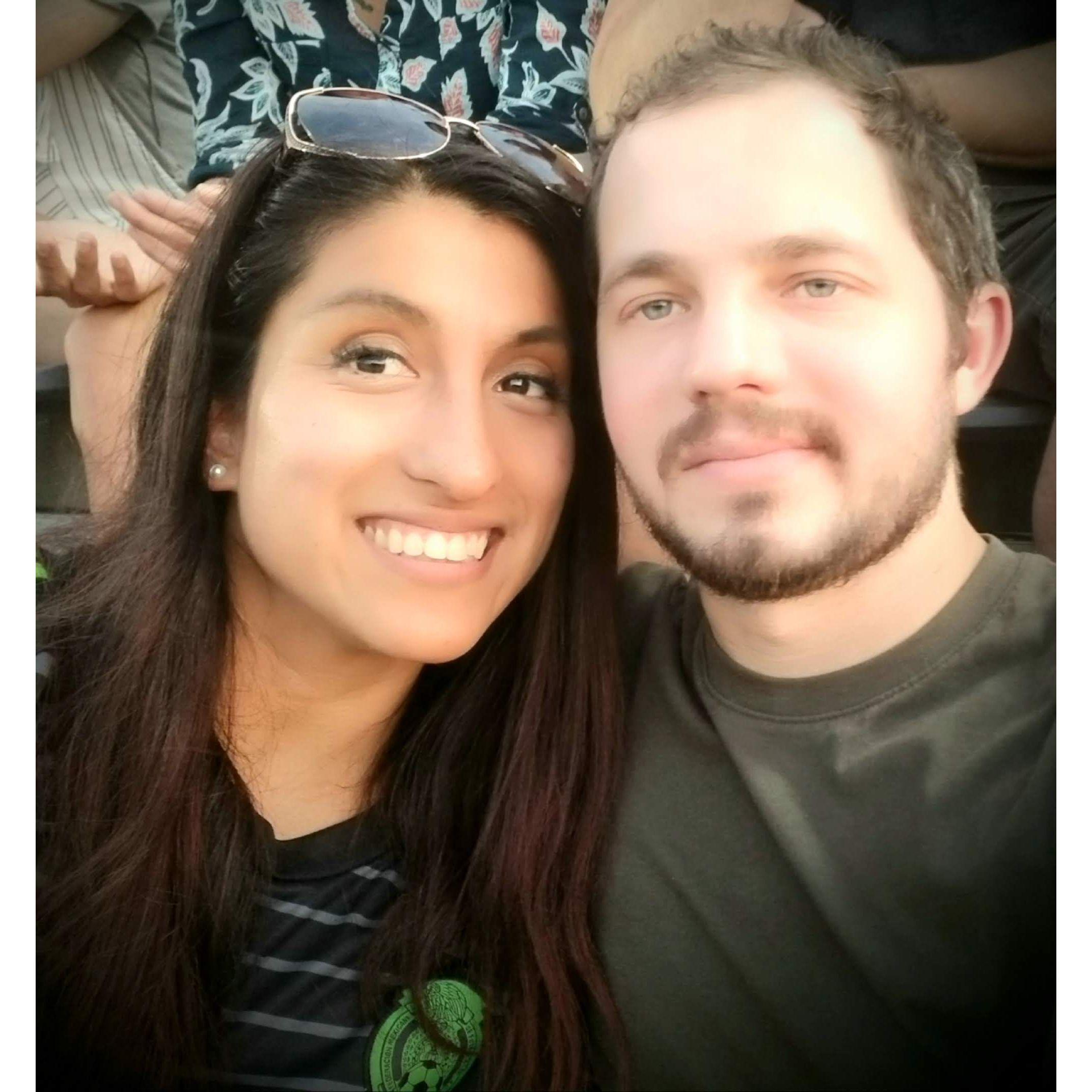 One of our first dates