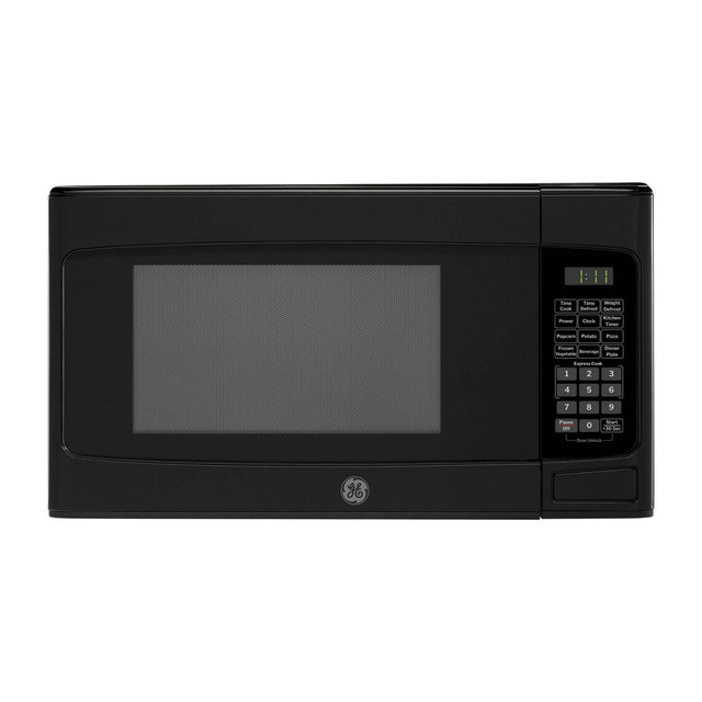 GE Appliances 1.1 cu ft Countertop Microwave Oven Black