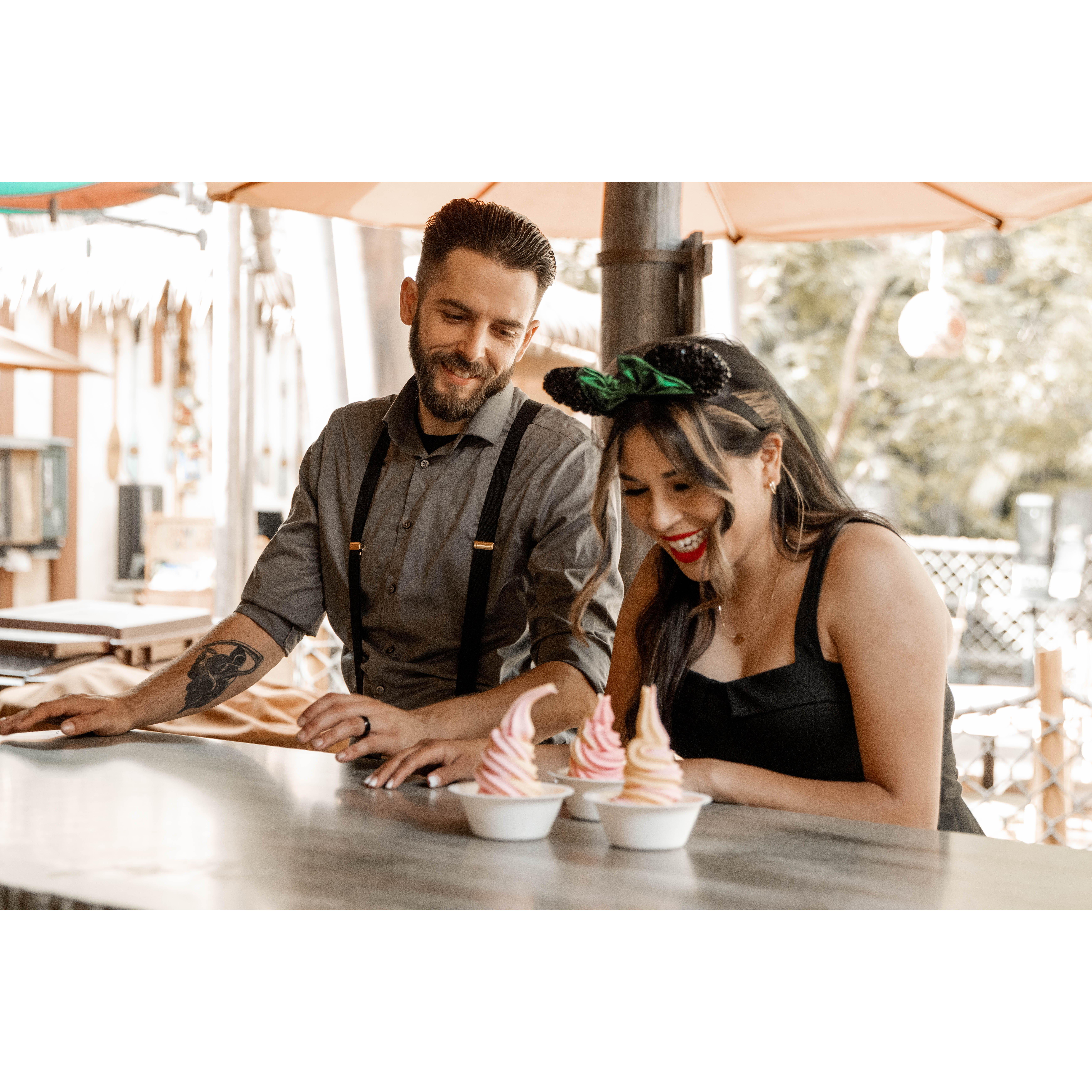 Disneyland Fairytale Engagement Photo shoot