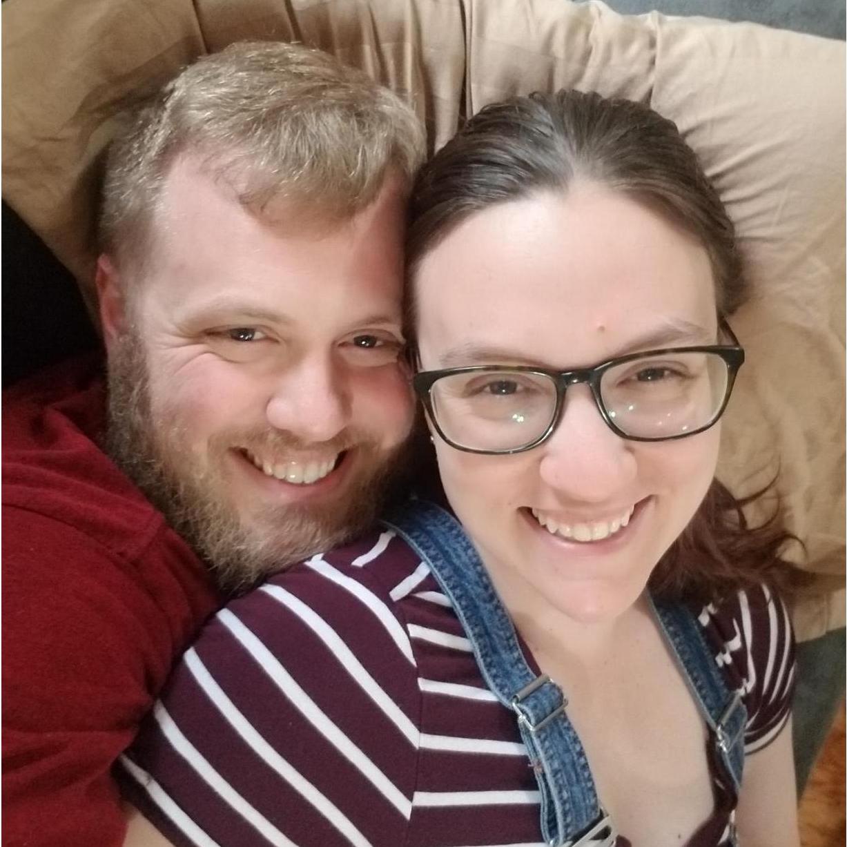 The first ever picture of the couple together, circa April 2019.