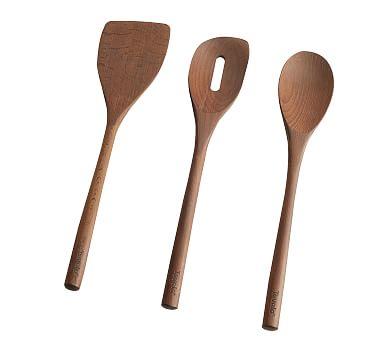 Chateau Wood Kitchen Utensils, Set of 3