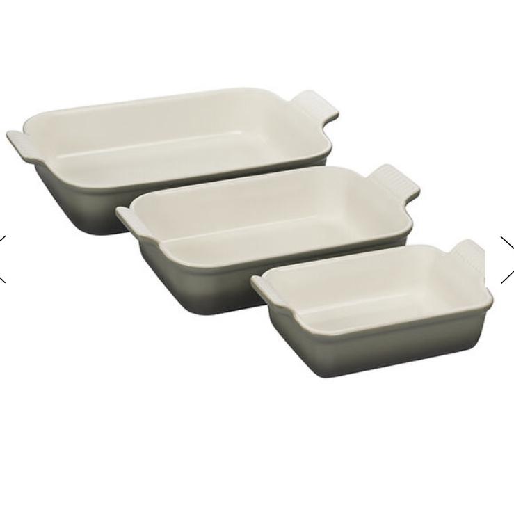 Heritage 3-Piece Rectangular Baking Dish Set