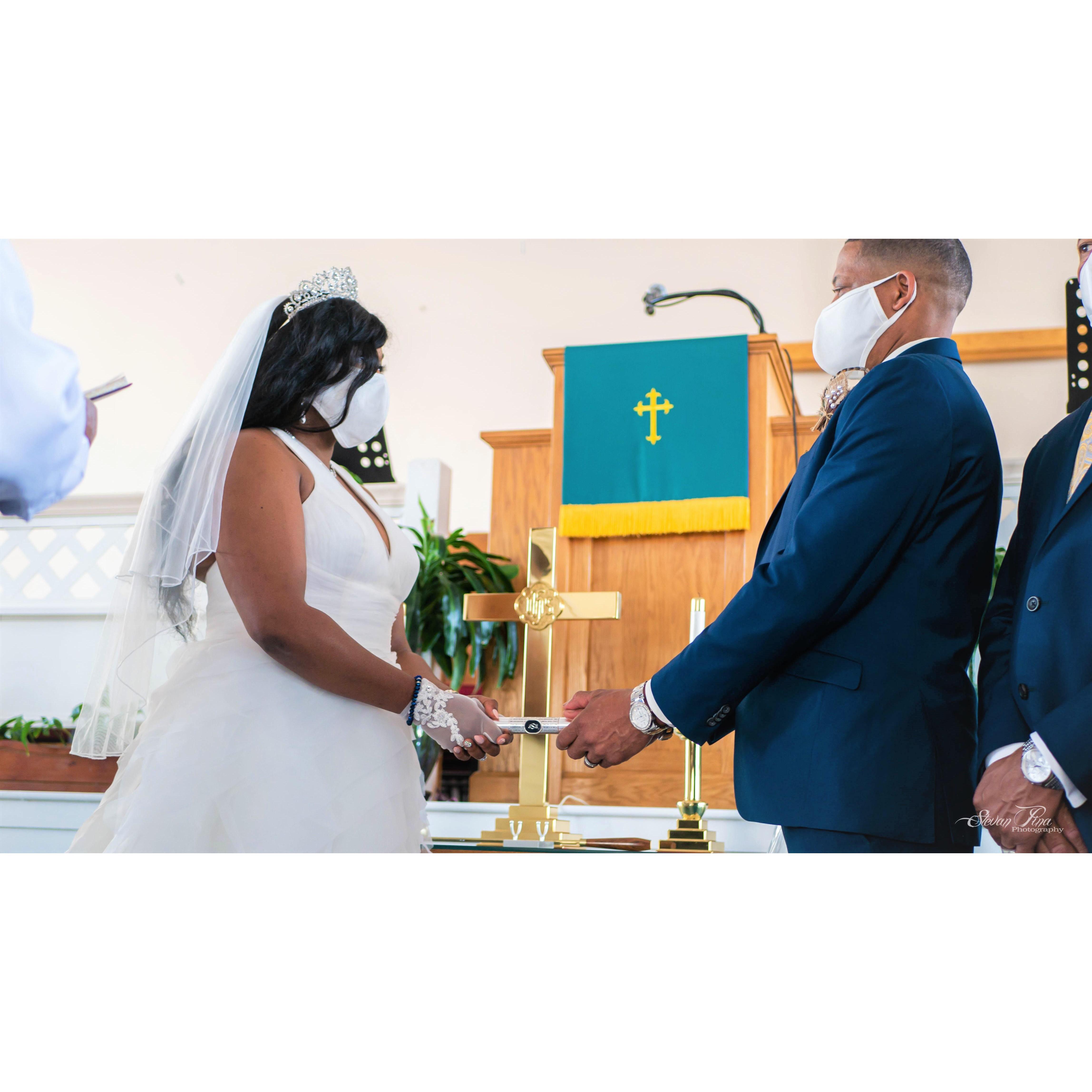 Our unity wand ceremony