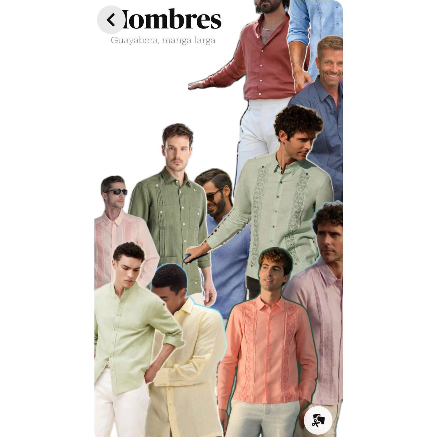 Ejemplo vestimenta Hombres (se reserva el color Azul)