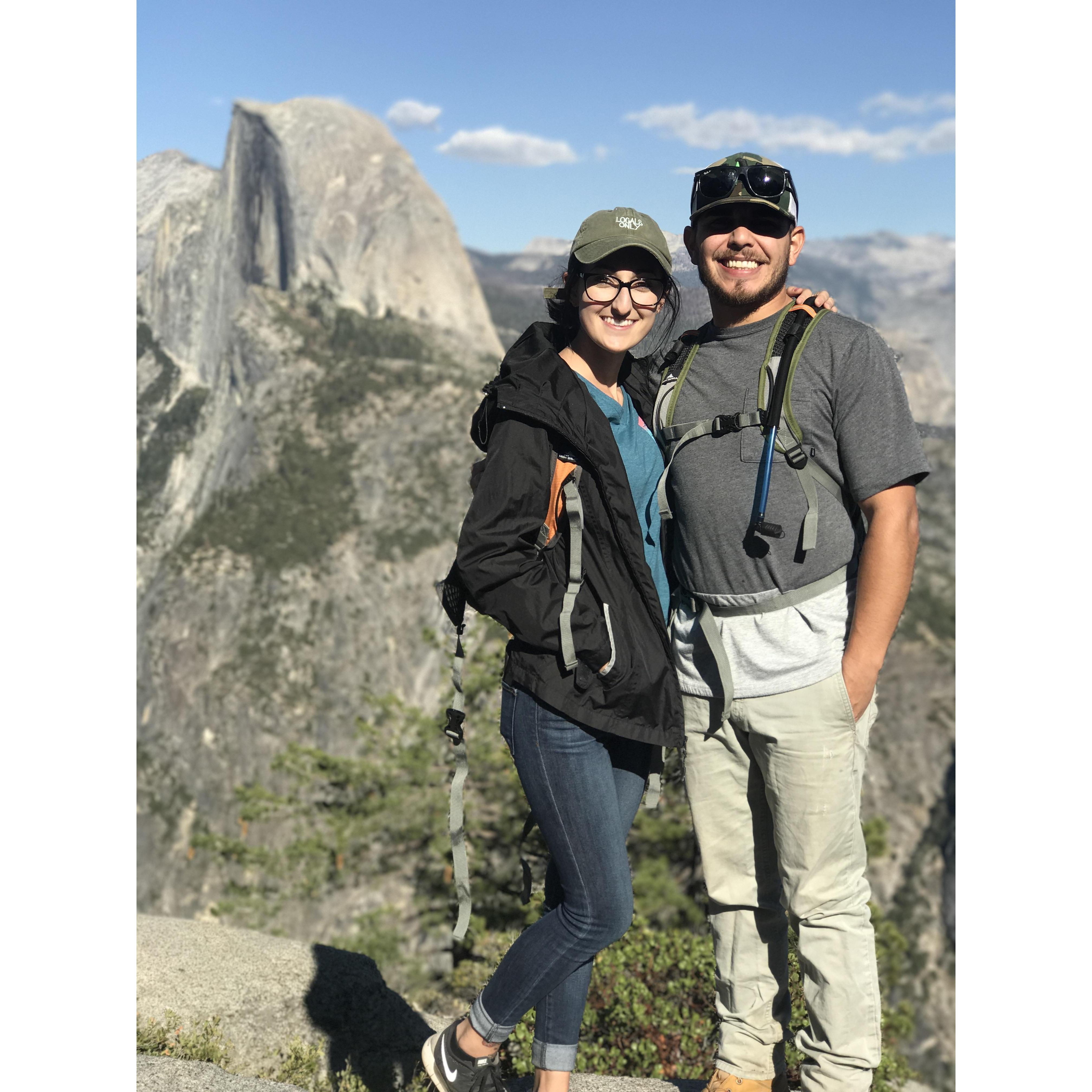 Our first trip up to Yosemite together. We hiked Clouds Rest backward and didn't realize until halfway through that we were walking downhill to the trailhead lol