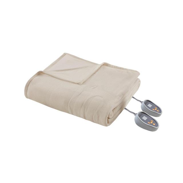 Beautyrest Knit Micro-Fleece Queen Electric Blanket