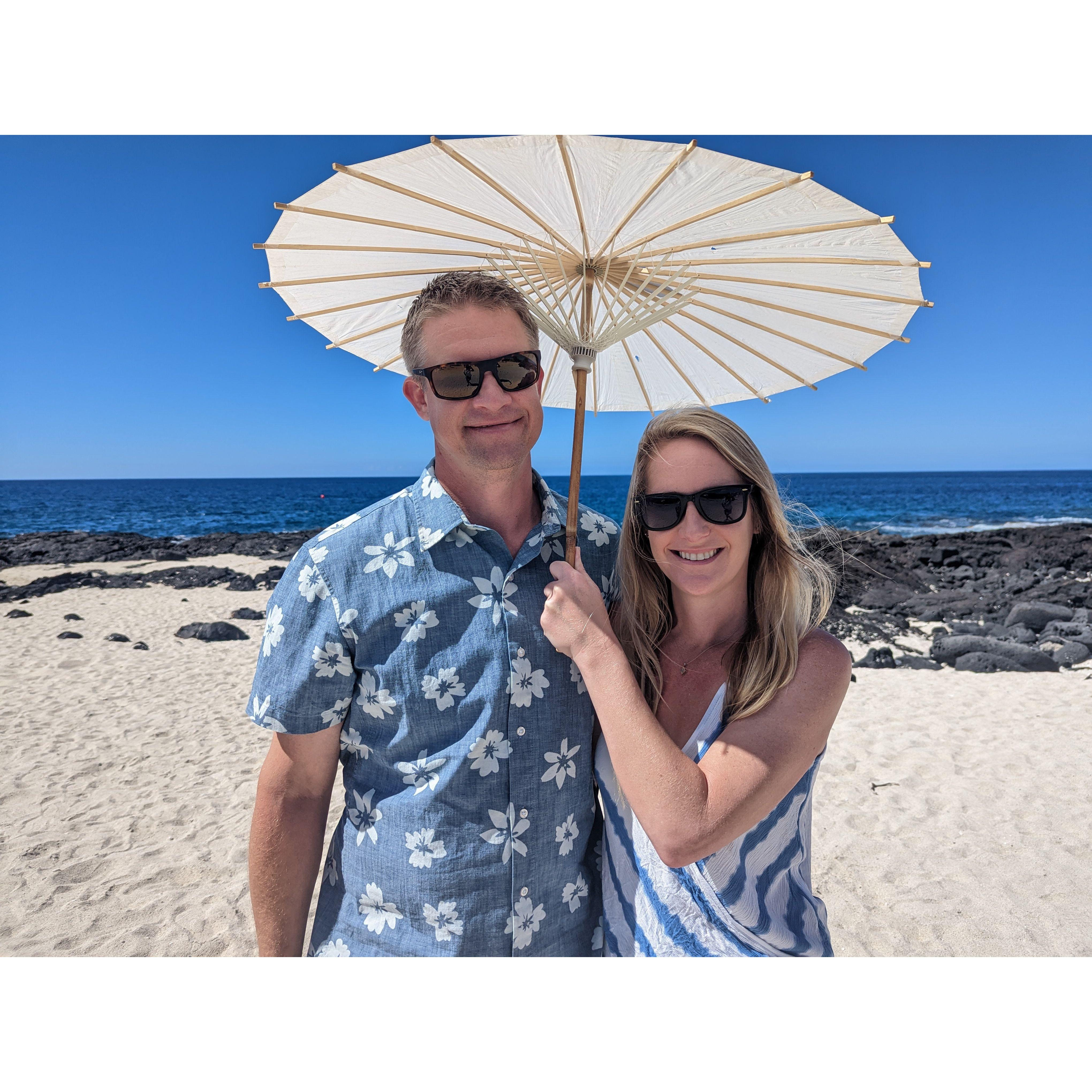 Brad and Lauren tour Kona
