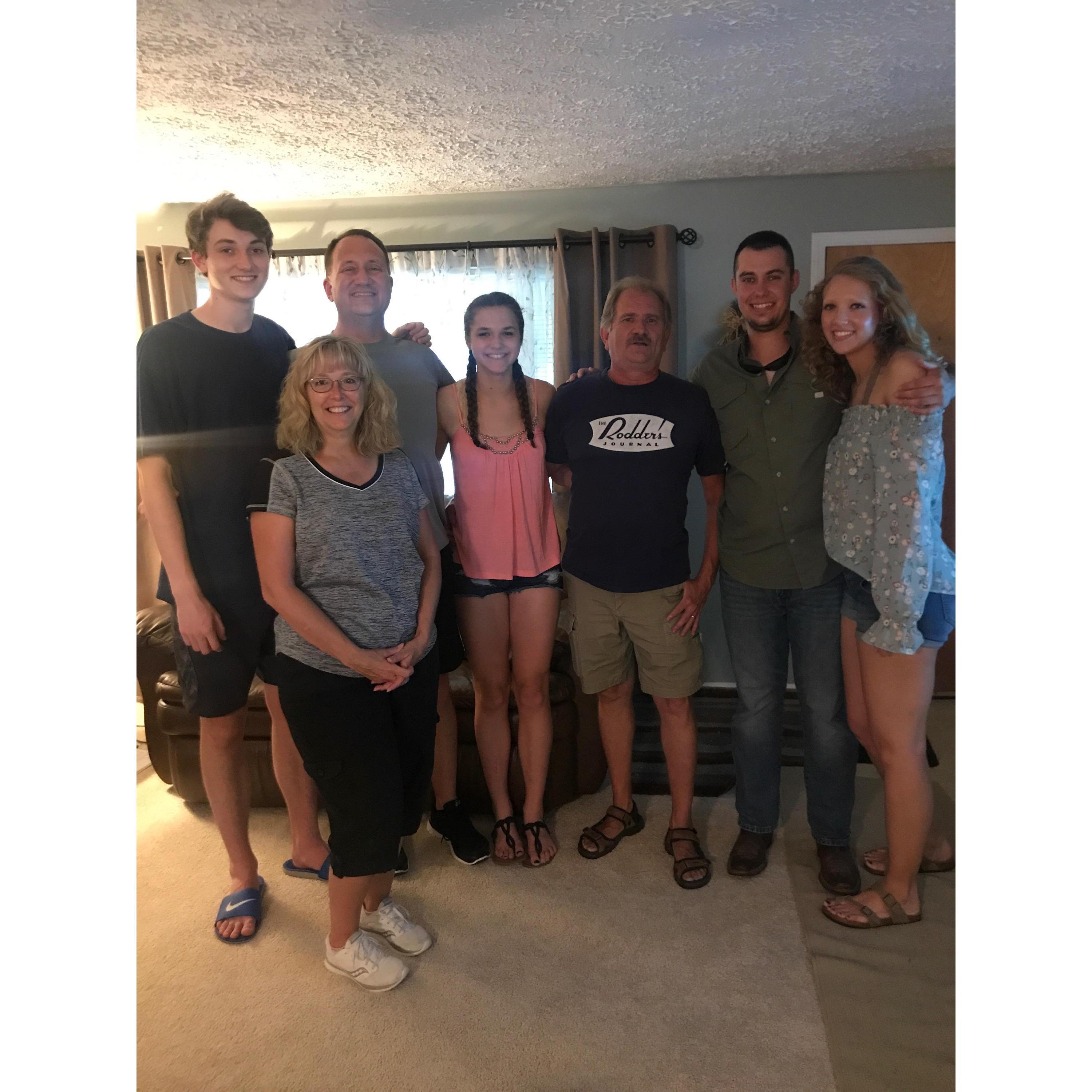 Courtney's family