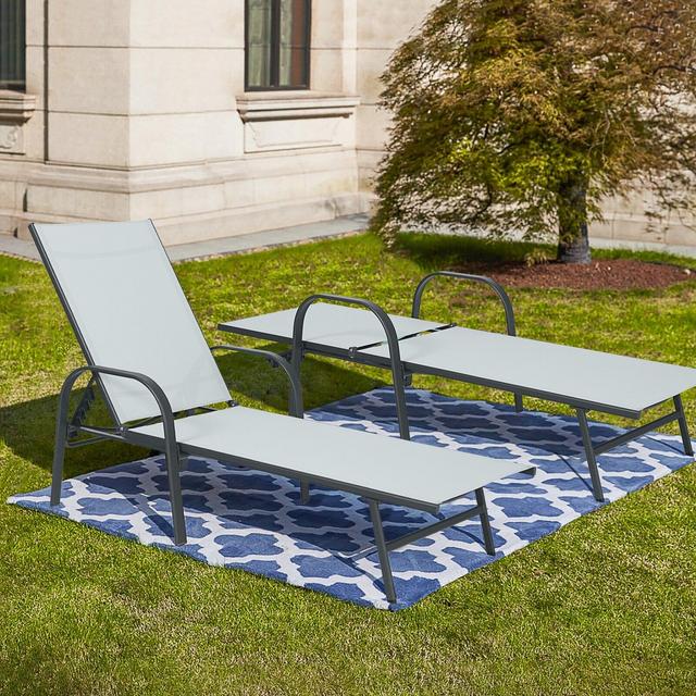 Alli Adjustable Sling Reclining Chaise Lounge