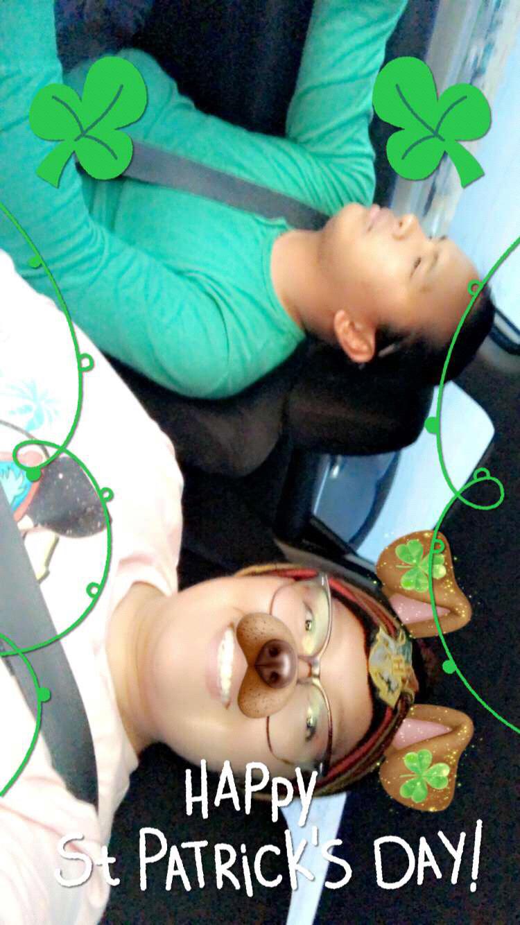 When we are are just hanging out on the road.