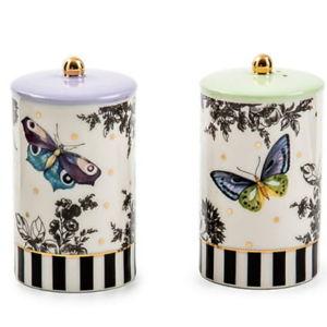 butterfly toile salt & pepper set